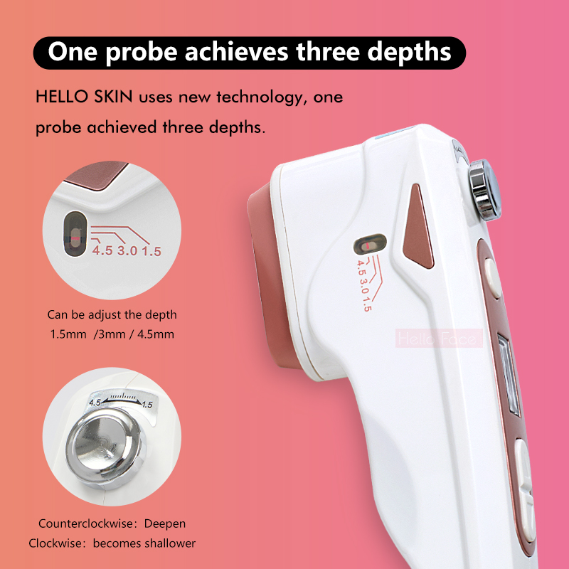 Multi-Functional Beauty Equipment Hifu Focused Beauty Machine Mini Hif Therapy Skin Tightening Facial Lifting Delicate Skins Whitening Device Anti Wri