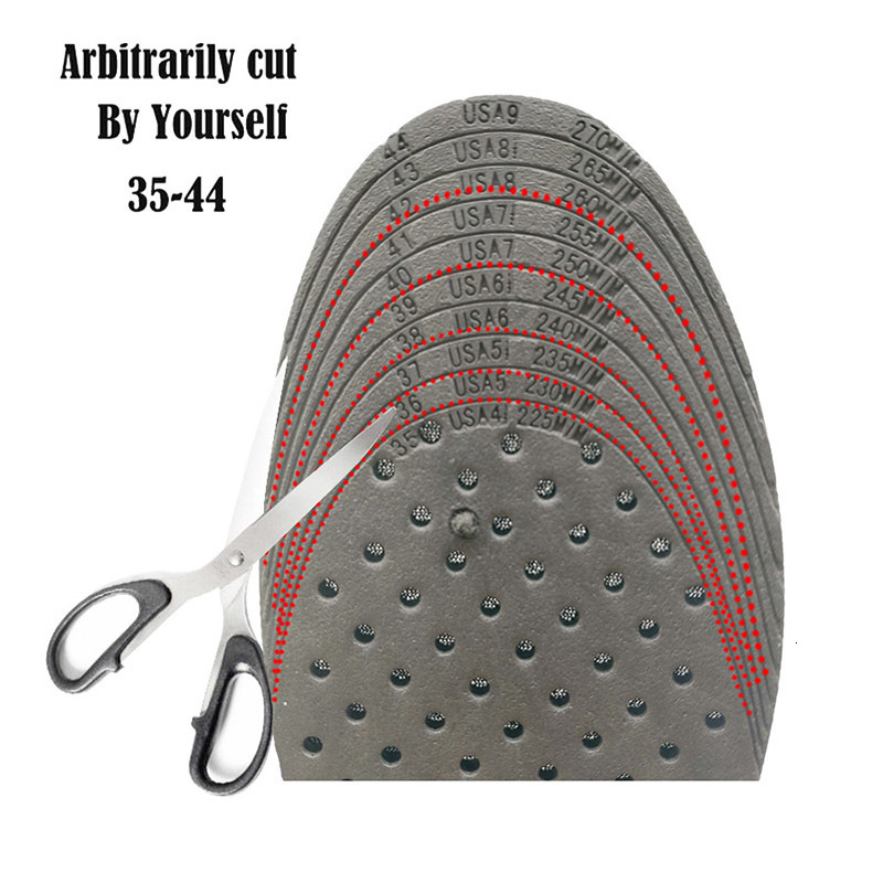 Shoe Parts Accessories 3-9cm Height Increase Insole With Air Cushion Lift Adjustable Cut Heel Insert Taller Support Absorbant Foot Pad 221116