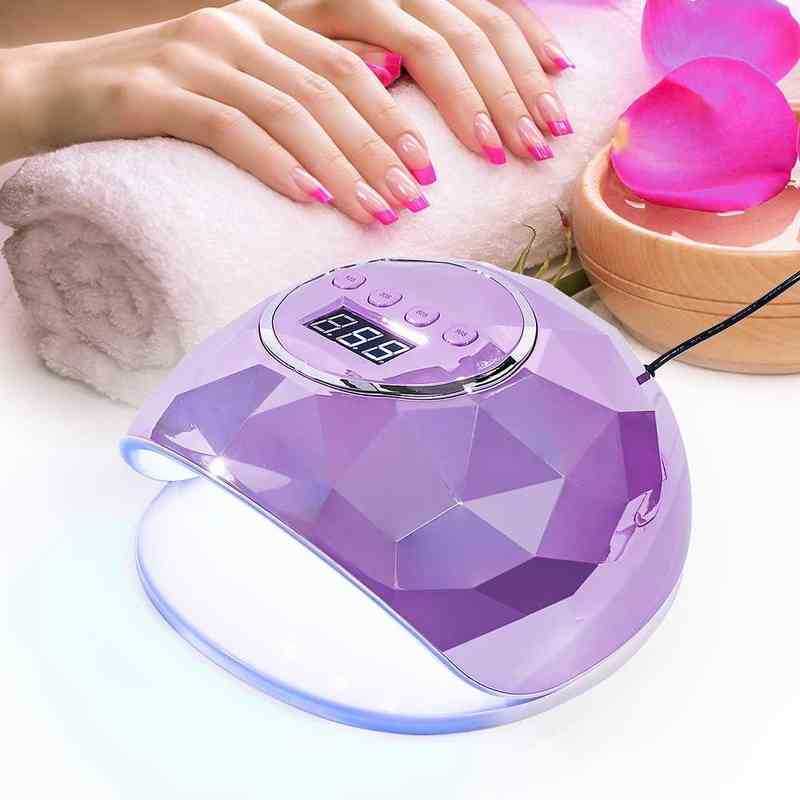 Nxy 39 Led Lamps Nail Dryer Colorful Laser Reflective Irregular Design Uv Lamp Gel Fast Drying Art Tools 220624