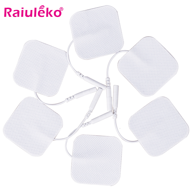 Other Massage Items 20/50/100Pcs Electrode Pads Tens Electrodes for Electric Digital Therapy Machine EMS Muscle Stimulator Body Massager 2mm Plug 2211