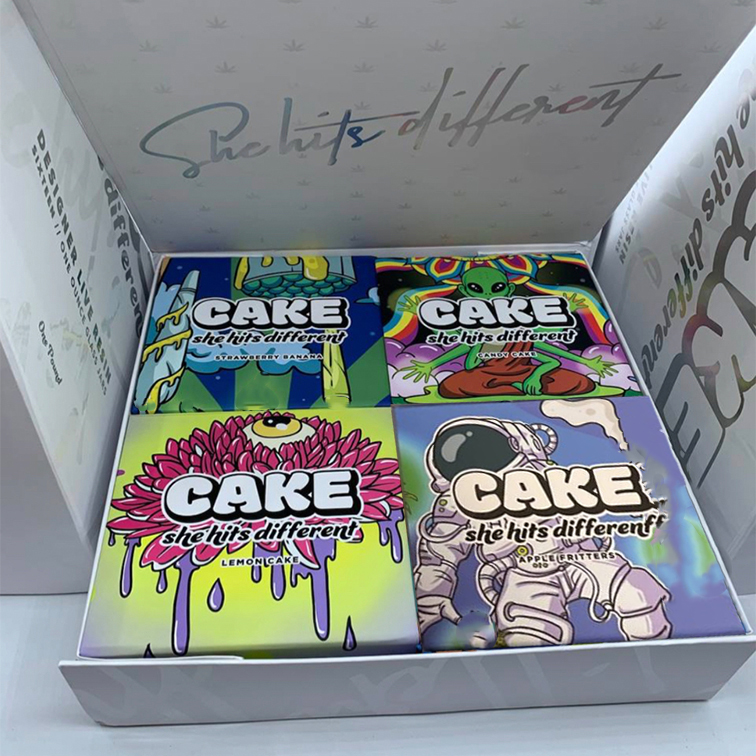 Empty Cake 16 jars per set Gadgets 50ml 60ml Premium 2oz glass Jars Boxes packaging concentrate display box
Empty Cake 16 jars per set Gadgets 50ml 60ml Premium 2oz glass Jars Boxes packaging concentrate display box