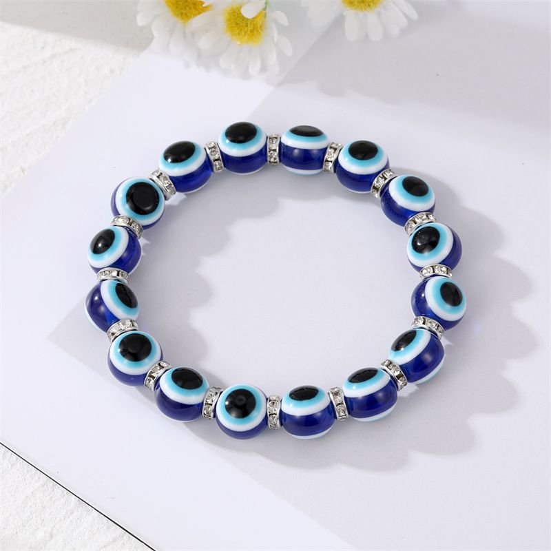Evil Eye Necklace For Women Lucky Turkish Blue Eye Keyring Keychain Bracelet handmade hamsa nazar men evil eye Jewelry