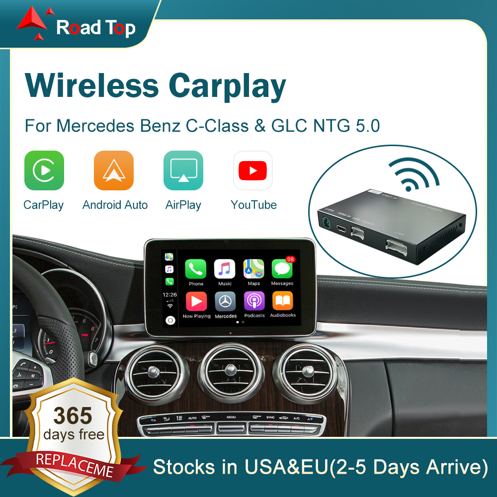 Wireless CarPlay for Mercedes Benz C-Class W205 & GLC 2015-2018 with Android Auto Mirror Link AirPlay Car Play Functions
Wireless CarPlay for Mercedes Benz C-Class W205 & GLC 2015-2018 with Android Auto Mirror Link AirPlay Car Play Functions