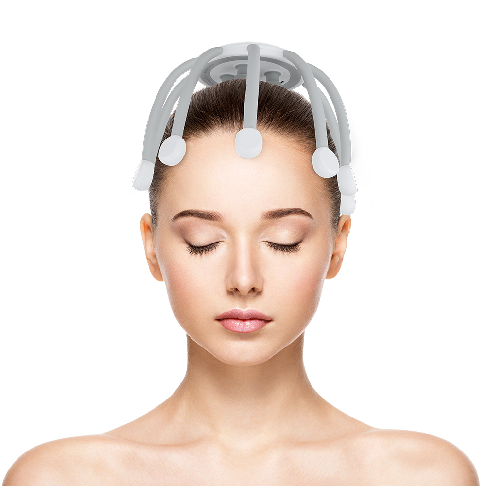 Head Massager Electric Smart Bluetooth Music Health Care Body Relaxing Relieve Fatigue aches Intelligent Massage Tool 221116