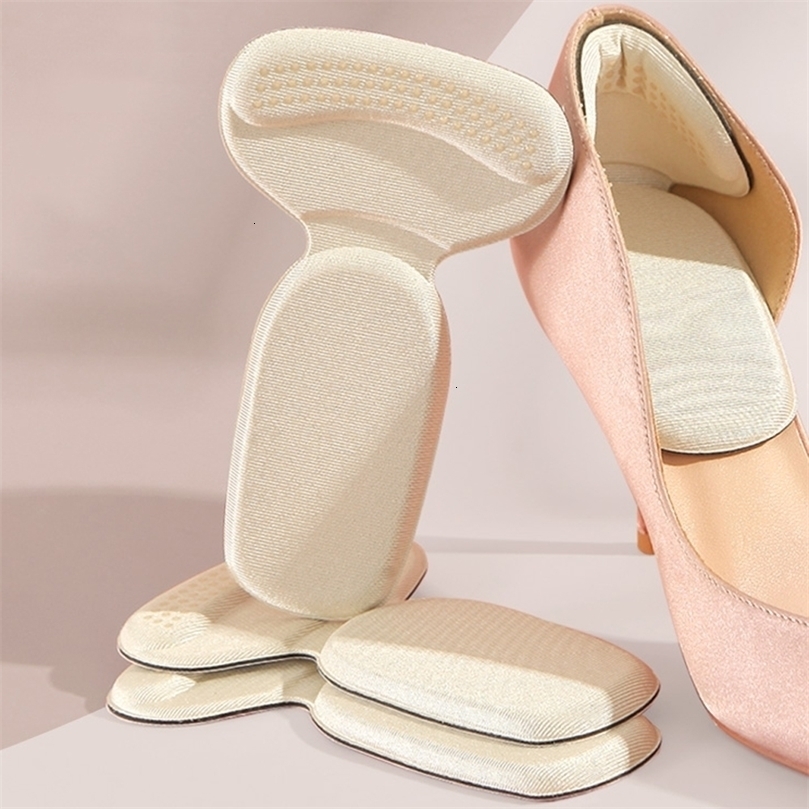Shoe Parts Accessories Half Insoles for Women s Back Stickers High Heels Liner Insert Heel Pain Relief Protector Cushion Pads Size Reducer 221116
