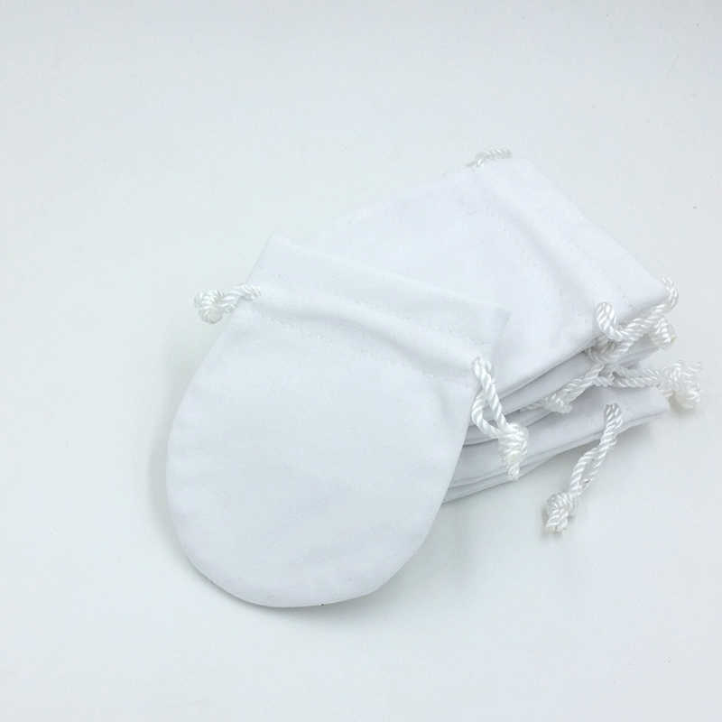 Black White Velvet Bags Fit European Jewelry Packaging Beads Charms and bracelets necklaces Jewelry Fashion Pendant Pouches