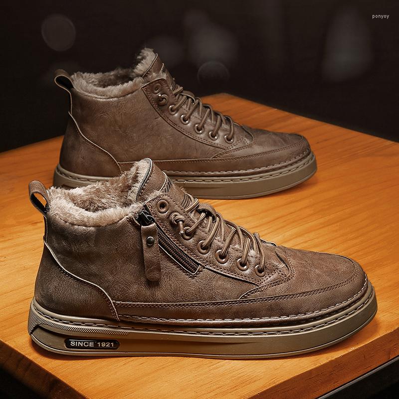 Boots 2022 Winter Sneakers Sports Shoes Men Cotton Wool Mans Footwear High Quality Tool Trend Tenis, A928-khaki
Boots 2022 Winter Sneakers Sports Shoes Men Cotton Wool Mans Footwear High Quality Tool Trend Tenis, A928-khaki