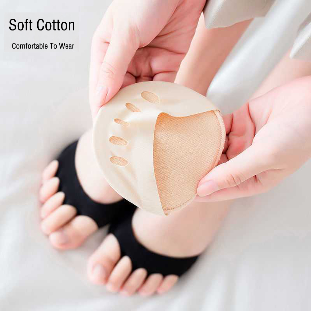 Shoe Parts Accessories Forefoot Pads for Women High Heels Shoes Antislip Insert Foot Ball of Cushions Socks Heel Liner Protector Drop 221116