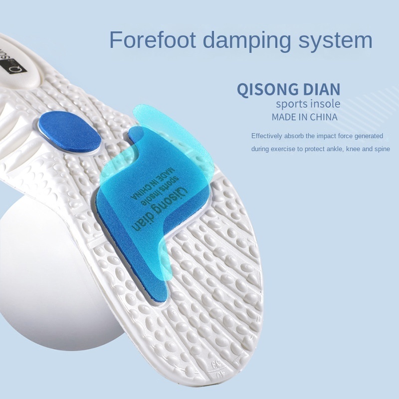 Shoe Parts Accessories EVA Insoles for Shoes Sole Shock Absorption Deodorant Breathable Cushion Running Feet Man Women Orthopedic 221116