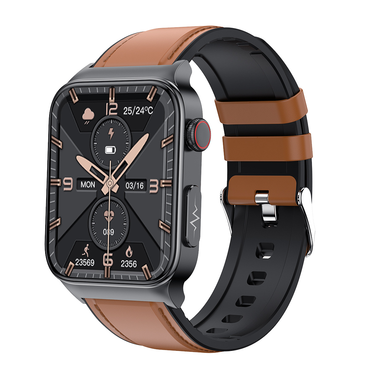 YEZHOU E500 big screen English smart watch mobile connect with IOS 1.83 inch Non-Invasive Watch ECG Ppg Body Temperature Blood Oxygen
YEZHOU E500 big screen English smart watch mobile connect with IOS 1.83 inch Non-Invasive Watch ECG Ppg Body Temperature Blood Oxygen