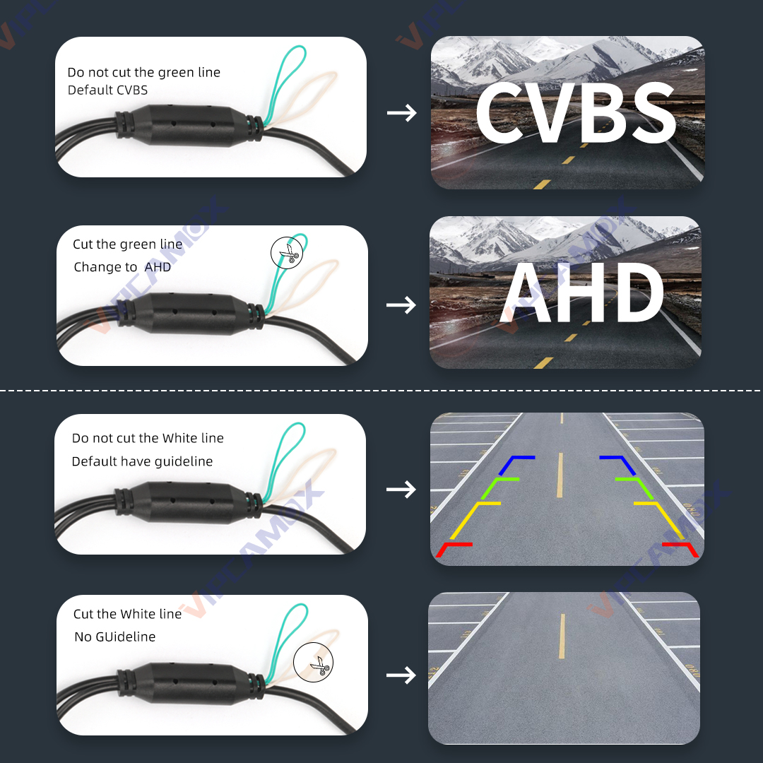 1080P AHD Rear View Camera Fisheye Lens Trunk Handle Car Reversing Camera for VW Passat Golf Polo Jetta Tiguan for Audi A3 A4