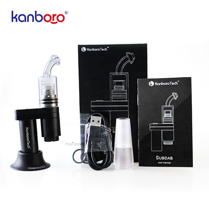 Authentic Kanboro Subdab Electric Dab Rig Wax Kit with Ceramic Heat-Chamber 18350 Battery Glass Bubbler Pipe Herbal Concentrates Oil Vape Mod E Nail Pro Vaporizer Kit, Black
Authentic Kanboro Subdab Electric Dab Rig Wax Kit with Ceramic Heat-Chamber 18350 Battery Glass Bubbler Pipe Herbal Concentrates Oil Vape Mod E Nail Pro Vaporizer Kit, Black