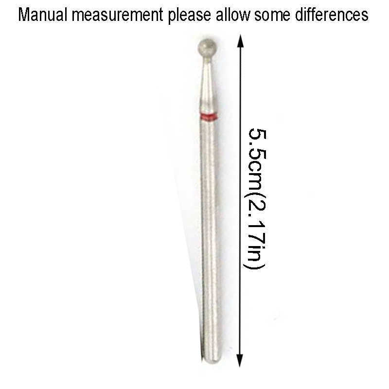 7 Diamond Nail Drill Bits Milling Cutter Set Cutters Manicure Silicon Stone Pedicure Electric Mill Manicure Machine Brocas Para Unas Nagelbohrer