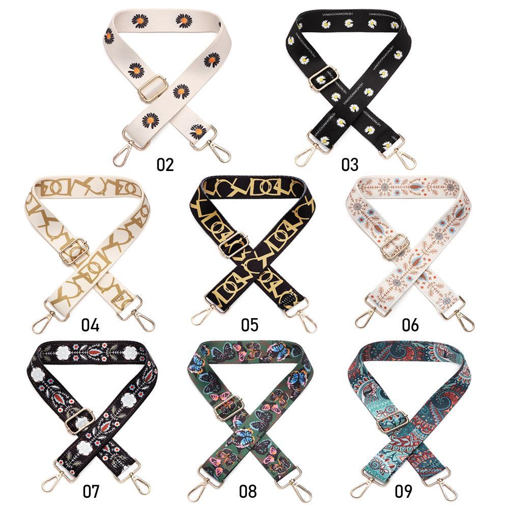 Bag Parts Accessories Wide Adjustable Replacement Strap Shoulder Handbag Belt Nylon Colored 221116
