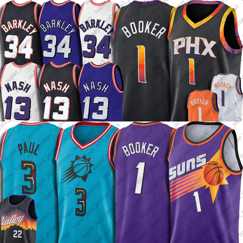 Phoenixs Sun Devin Booker Basketball Jersey Chris Paul DeAndre Ayton Retro Steve Nash Charles Barkley Jerseys Retro 23 City Turquoise
Phoenixs Sun Devin Booker Basketball Jersey Chris Paul DeAndre Ayton Retro Steve Nash Charles Barkley Jerseys Retro 23 City Turquoise