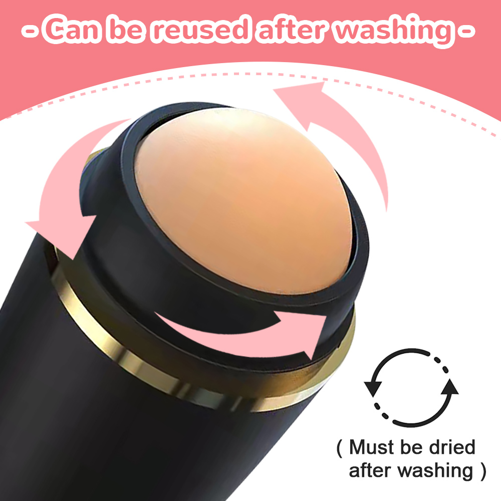 Face Oil Absorbing Roller Natural Volcanic Stone Massage Body Stick Makeup Face Skin Care Tool Facial Pores Cleaning Rollers 305