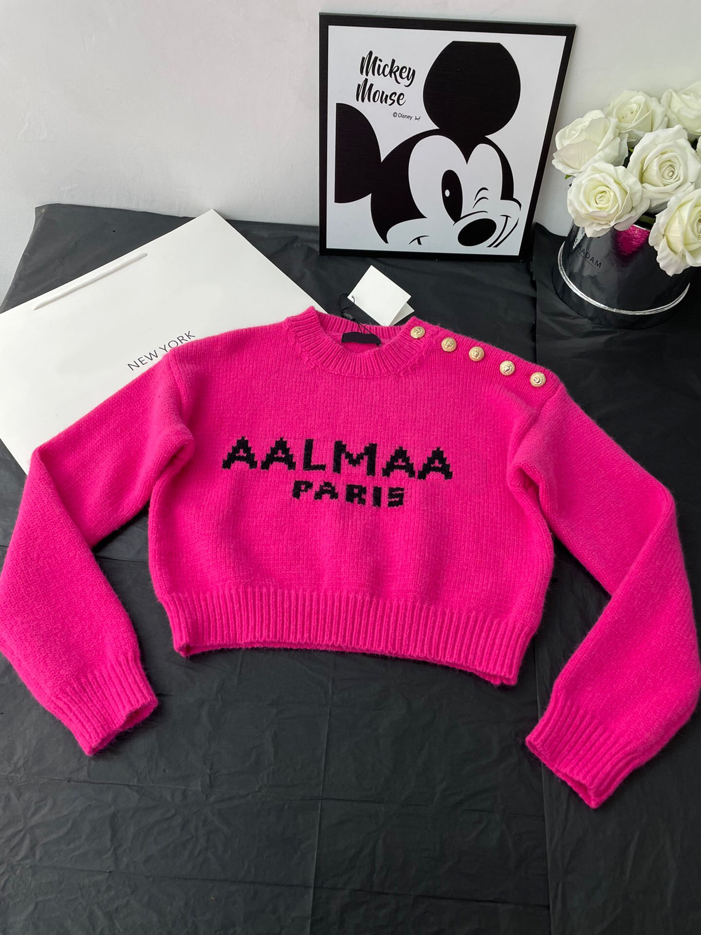 Women's Fashion Letter Sweater 2022 Autumn Winter Knitted Pullovers O-neck Loose Casual Long sleeve Soft Knitwear Sweaters, Pink
Women's Fashion Letter Sweater 2022 Autumn Winter Knitted Pullovers O-neck Loose Casual Long sleeve Soft Knitwear Sweaters, Pink