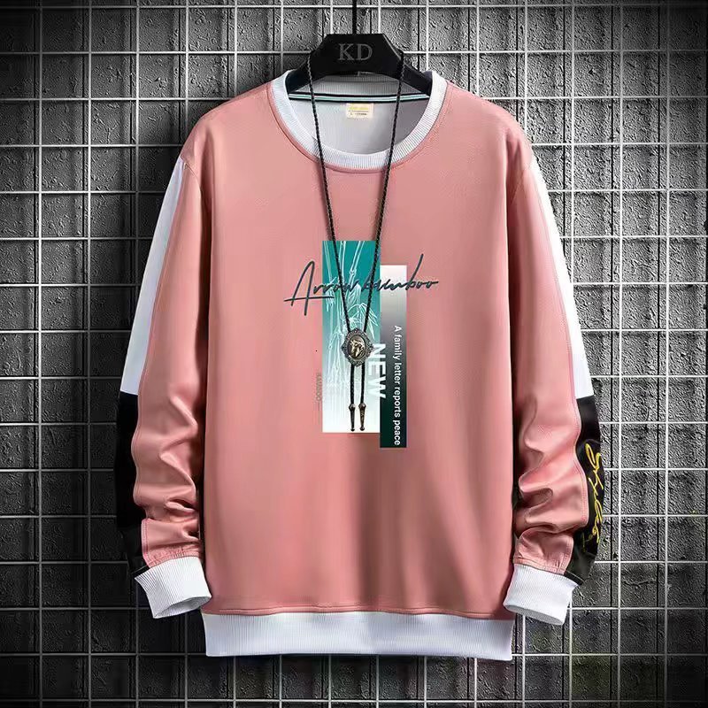 Mens Hoodies Sweatshirts 2012 Korean Fashion Harajuku ONeck Long Sleeve Casual Clothing Spring Autumn 221117