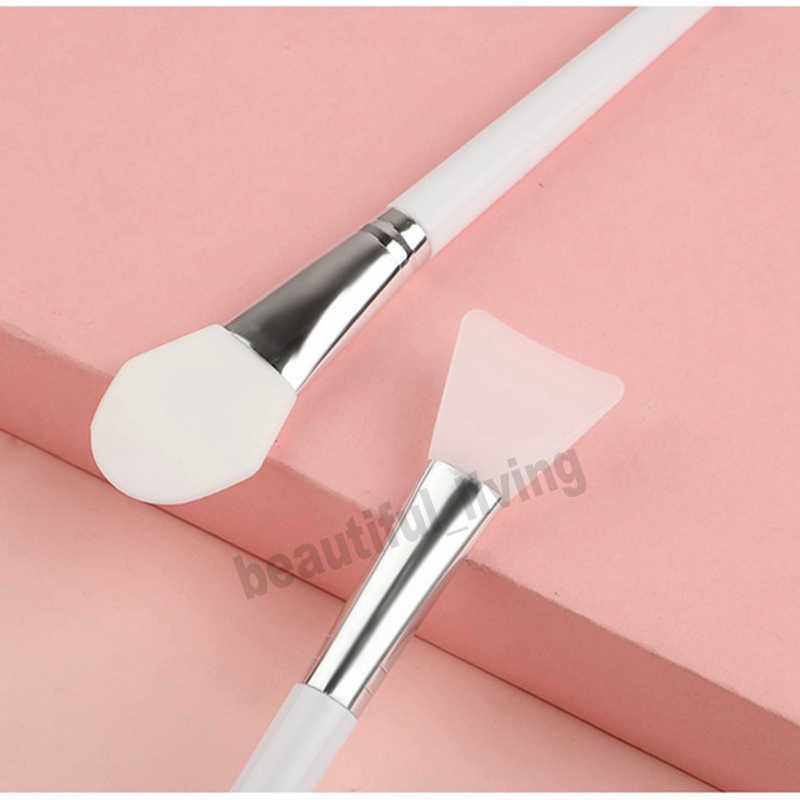 Professional Silicone Mask Brush Cotton Soft Skin Care Mud Mixing Face Mask Reusable DIY Home Salon Facial Beauty Tools Cepillo De Mascara De Silicona