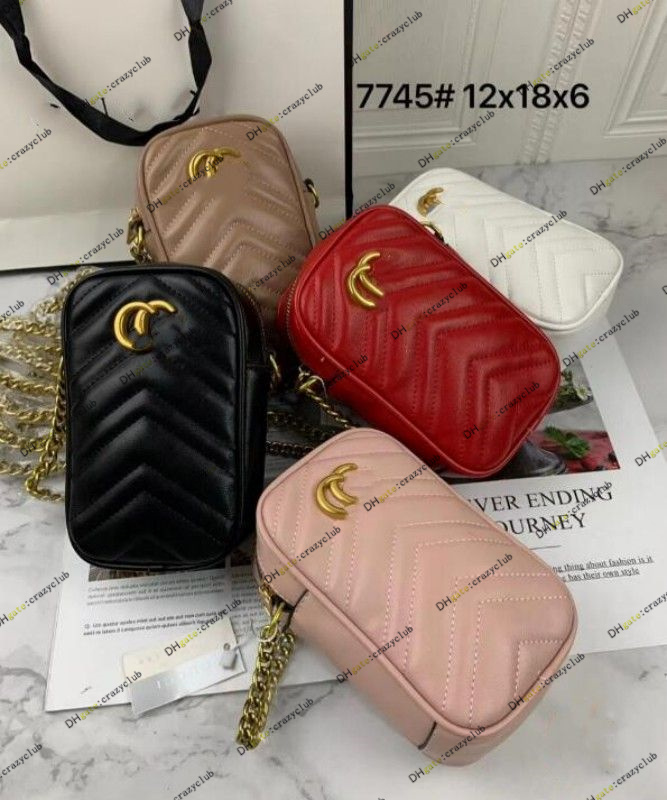 Women mini chain bags Shoulder Messenger Bag crossbody phone bag's double G leather handbag tote Marmont designer luxury message clutch wallet purse zip pocket, Black / silver 
Women mini chain bags Shoulder Messenger Bag crossbody phone bag's double G leather handbag tote Marmont designer luxury message clutch wallet purse zip pocket, Black / silver