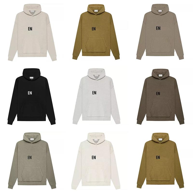 22 New Colors Jacquard Designer Essentials Hoodie Fashion Men Knitting Sweaters Long Sleeve ESS Hoody Pullover Sweatshirts Knitted Top Letter Oversize
22 New Colors Jacquard Designer Essentials Hoodie Fashion Men Knitting Sweaters Long Sleeve ESS Hoody Pullover Sweatshirts Knitted Top Letter Oversize