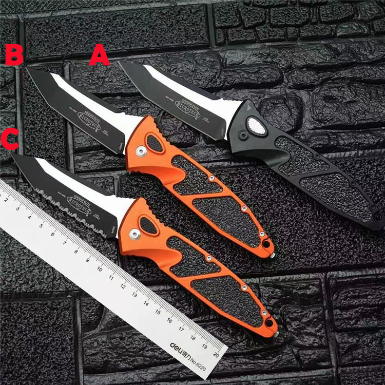 Replica 160A-1T seal Tactics AUTO Folding Knife D2 Blade Aviation aluminum alloy handle Camping outdoor knives BM535 BM940
Replica 160A-1T seal Tactics AUTO Folding Knife D2 Blade Aviation aluminum alloy handle Camping outdoor knives BM535 BM940
