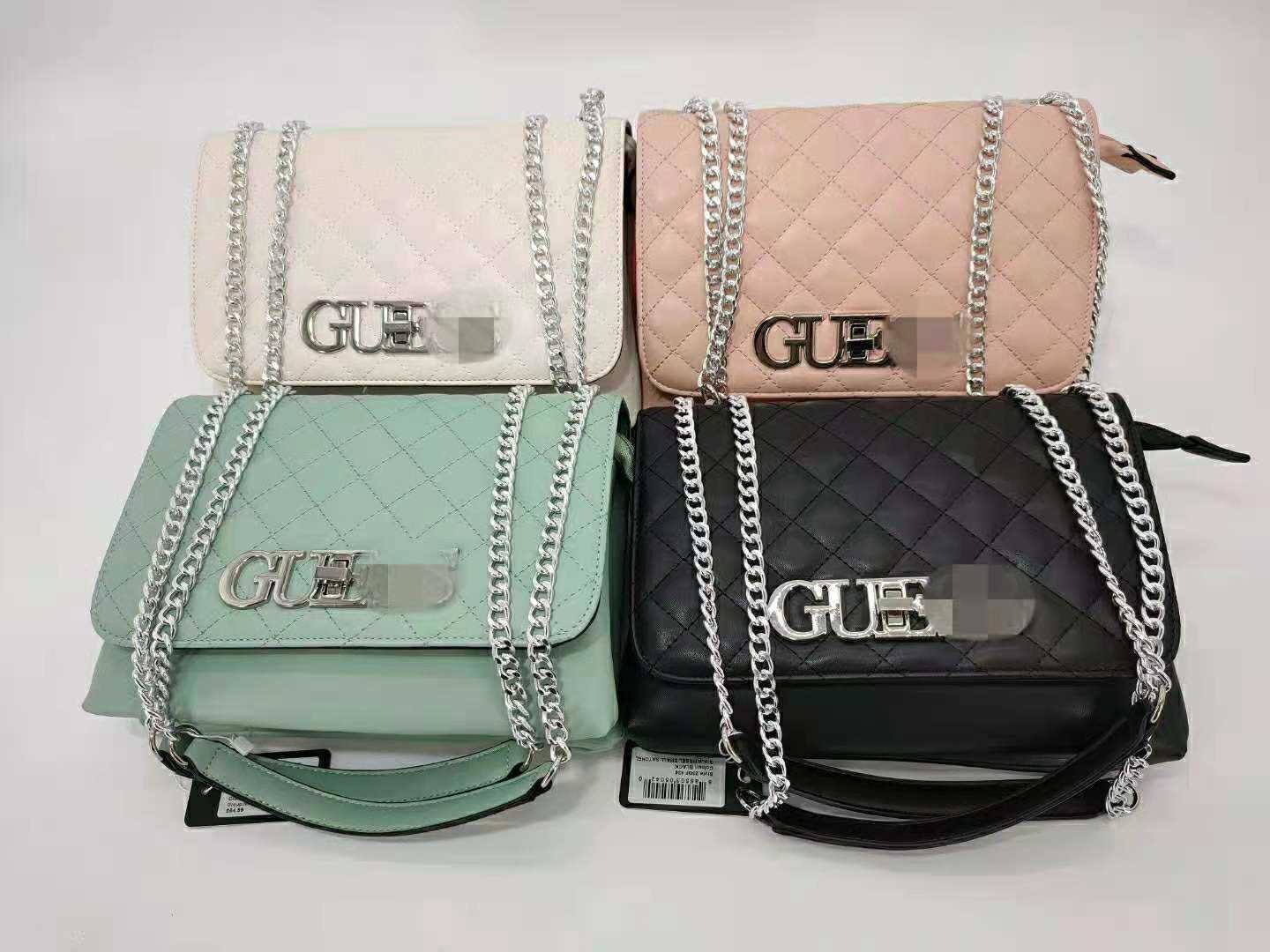 Design Bag 2023 New Gues Embroidered Lattice Chain Women's Single Shoulder Oblique Span factory Cheap Wholesale and Retail, White
Design Bag 2023 New Gues Embroidered Lattice Chain Women's Single Shoulder Oblique Span factory Cheap Wholesale and Retail, White