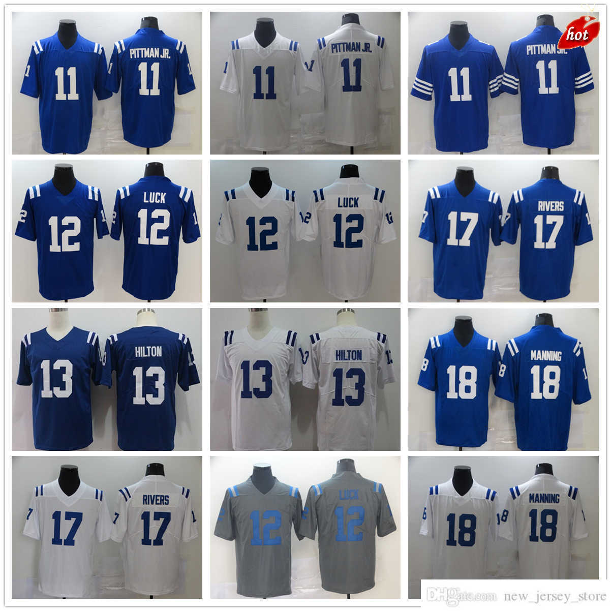 Football Indianapolis''Colts''New Jerseys Peyton Manning Michael Pittman Jr. Luck Hilton Rivers Jersey''Nfl MAM, Same as picture
Football Indianapolis''Colts''New Jerseys Peyton Manning Michael Pittman Jr. Luck Hilton Rivers Jersey''Nfl MAM, Same as picture