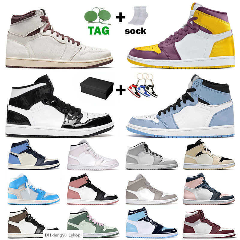 Men Women Jumpman 1 1s Basketball Shoes High Quality Burgundy Crush White High OG Dark Mocha Mid Carbon Fiber Dutch Green Linen D designer shoe OG, A4 36-46 twist
Men Women Jumpman 1 1s Basketball Shoes High Quality Burgundy Crush White High OG Dark Mocha Mid Carbon Fiber Dutch Green Linen D designer shoe OG, A4 36-46 twist
