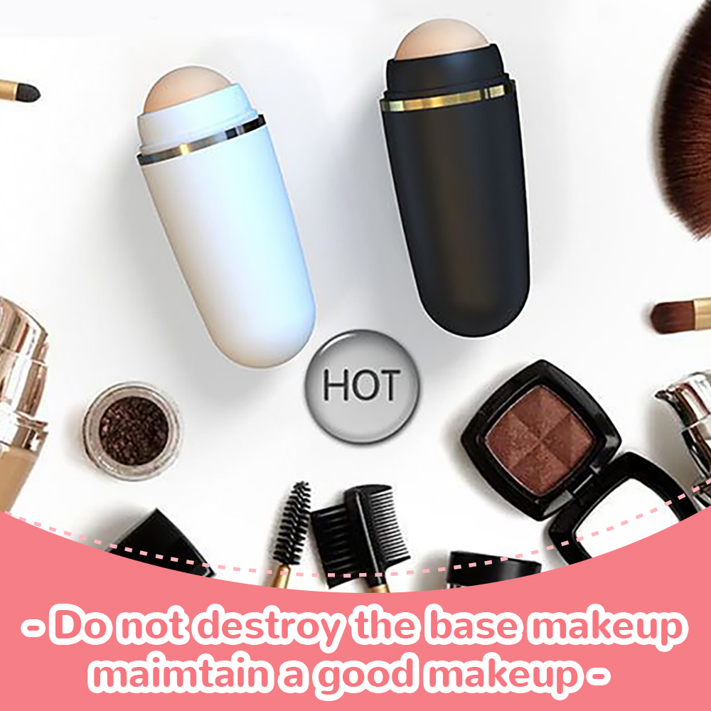 Face Oil Absorbing Roller Natural Volcanic Stone Massage Body Stick Makeup Face Skin Care Tool Facial Pores Cleaning Rollers 305