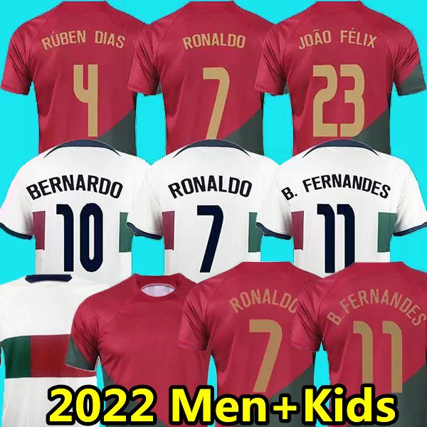 2022 2023 soccer jerseys Portugal Portuguese RONALDO Bruno FERNANDES DIOGO J. BERNARDO Joao Felix Moutinho OTAVIO NEVES LEAO 23 Football shirt Men Kids Kit, 2022 home women
2022 2023 soccer jerseys Portugal Portuguese RONALDO Bruno FERNANDES DIOGO J. BERNARDO Joao Felix Moutinho OTAVIO NEVES LEAO 23 Football shirt Men Kids Kit, 2022 home women