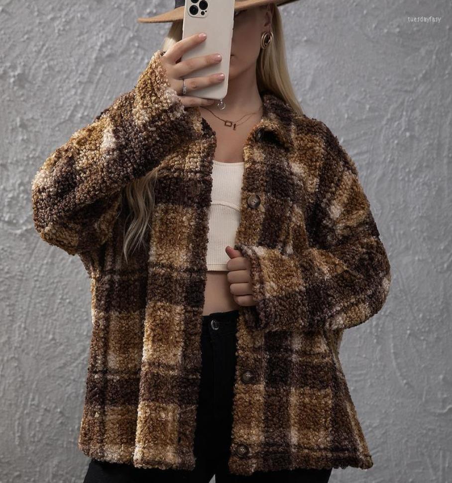Women039s Plus Size Outerwear Coats European And American Women39s Retro Doublesided Velvet Coat Loose Plaid Button Long, As shown
Women039s Plus Size Outerwear Coats European And American Women39s Retro Doublesided Velvet Coat Loose Plaid Button Long, As shown
