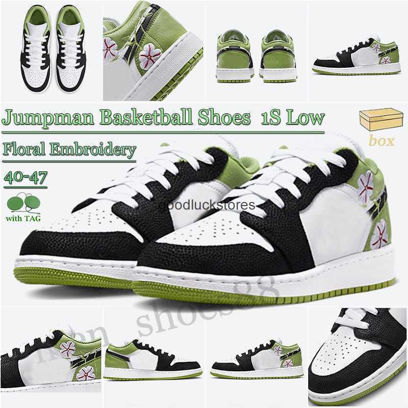Mens Trainers Jumpman 1 1s Basketball Shoes low Floral Embroidery Women Men Triple Black Aurora Green Astrograbber Reverse Mocha, Black aurora green la 36-45
Mens Trainers Jumpman 1 1s Basketball Shoes low Floral Embroidery Women Men Triple Black Aurora Green Astrograbber Reverse Mocha, Black aurora green la 36-45