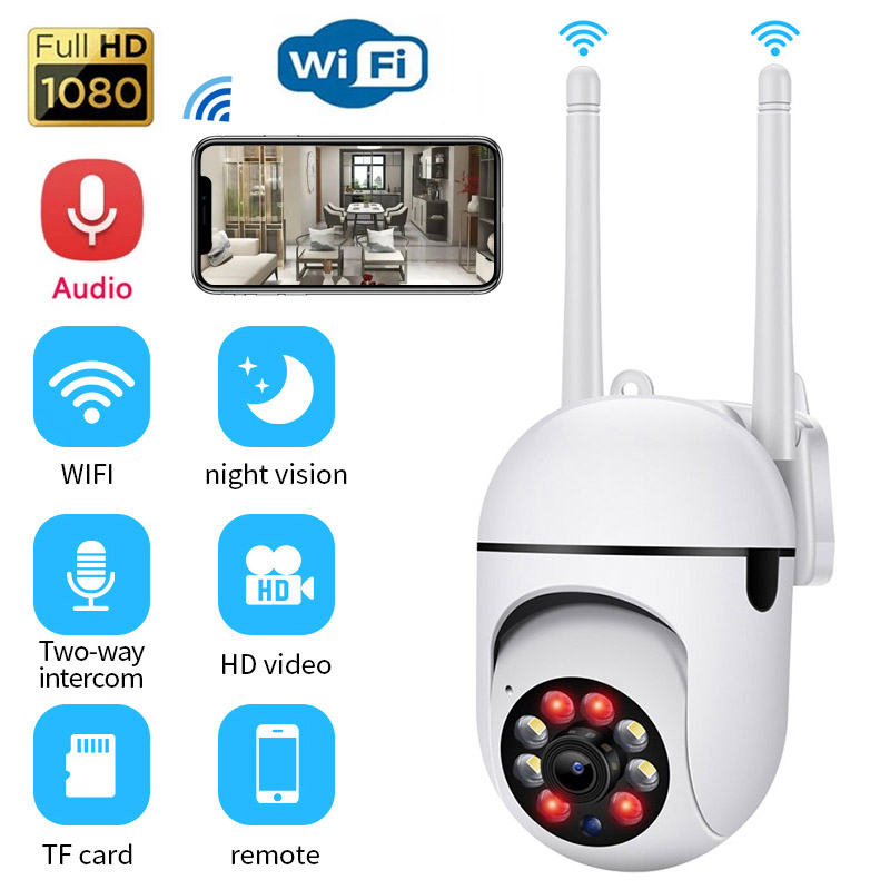 

A7 Mini Camera Wifi Wireless IP Cameras PTZ Webcam Security Camera Smart Home Baby Monitor CCTV 1080P Two Way Talk LED Night Vision Motion Detection Video Camcorder