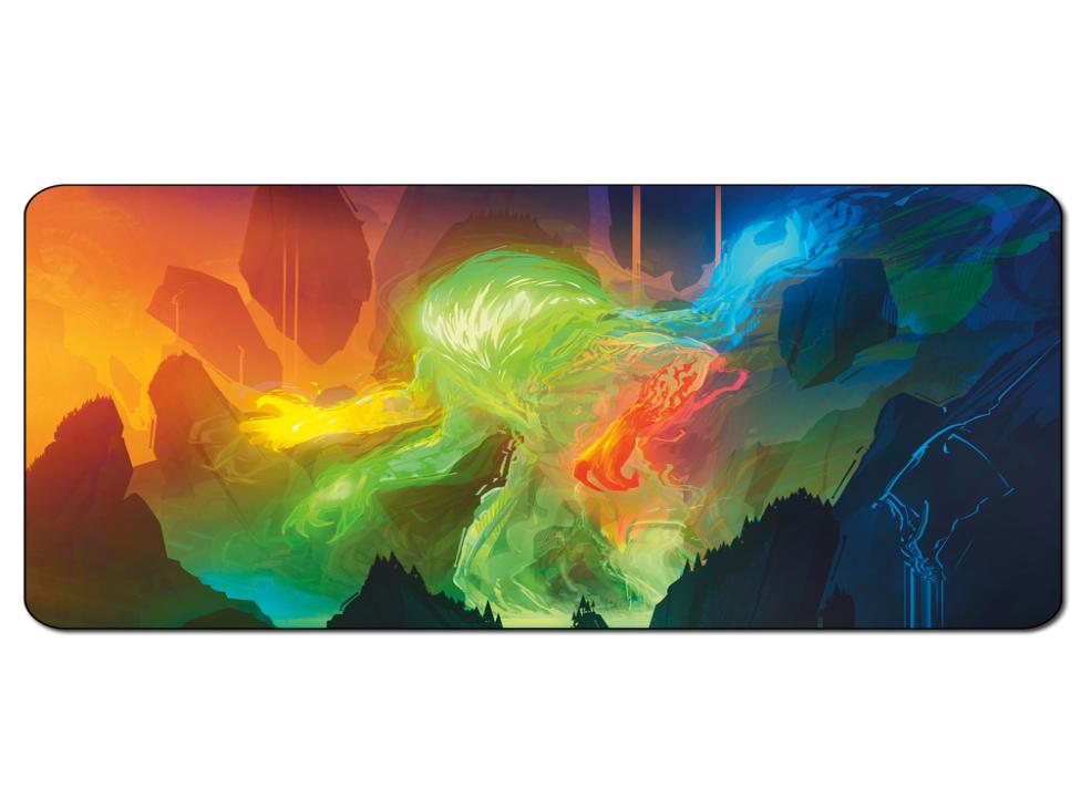 TCG Playmat Magic Board Game Playmat OMNATH LOCUS OF CREATION 6035cm size Table Mat4366691