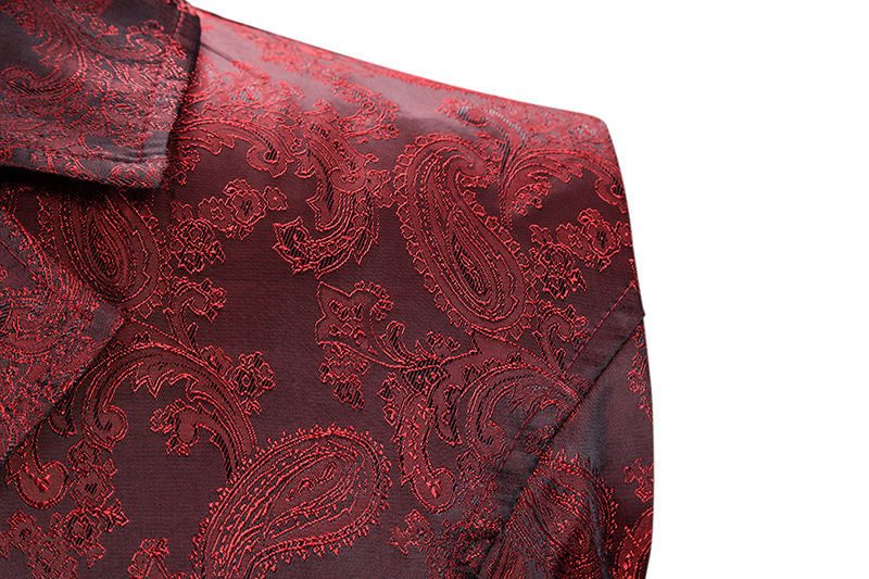 Mens Vests Gothic Steampunk Double Breasted Vest Brocade Waistcoat Men Party Wedding Groom Tuxedo Male Stage Singers Clothes XXL 221117