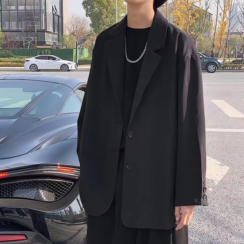 Mens Suits Blazers Emo Streetwear Korean Fashion Loose Jacket Coats Oversized Tops Coat Jackets Blazer Male For Men Alt Clothing 221117
