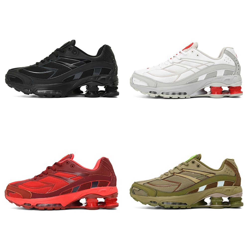Shox Ride 2 Running Shoes Designer Shox Sneaker Men Mesh Black White Olive Red Cushion Sneakers Trainers With box Size 36-46
Shox Ride 2 Running Shoes Designer Shox Sneaker Men Mesh Black White Olive Red Cushion Sneakers Trainers With box Size 36-46