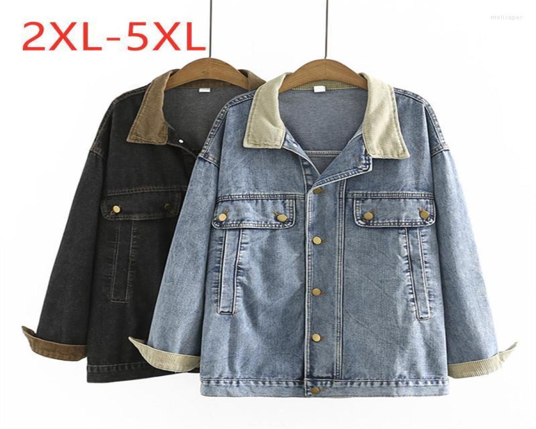 Plus Size Outerwear Coats 2022 Autumn Winter Women Clothing Large Jeanswear Jacket Long Sleeve Pocket Blue Button Denim Coat 2XL8656491, Black
Plus Size Outerwear Coats 2022 Autumn Winter Women Clothing Large Jeanswear Jacket Long Sleeve Pocket Blue Button Denim Coat 2XL8656491, Black