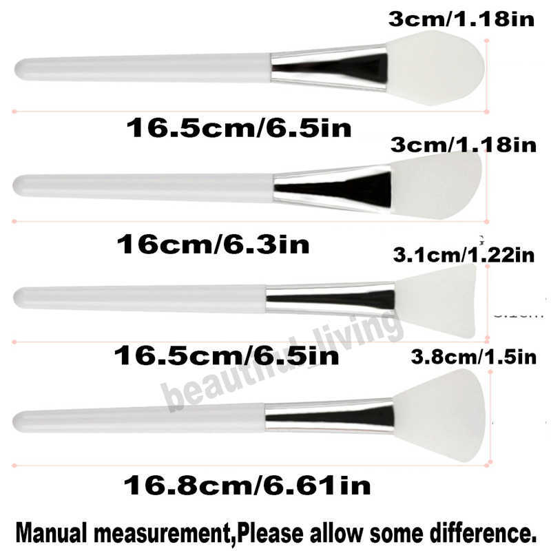 Professional Silicone Mask Brush Cotton Soft Skin Care Mud Mixing Face Mask Reusable DIY Home Salon Facial Beauty Tools Cepillo De Mascara De Silicona