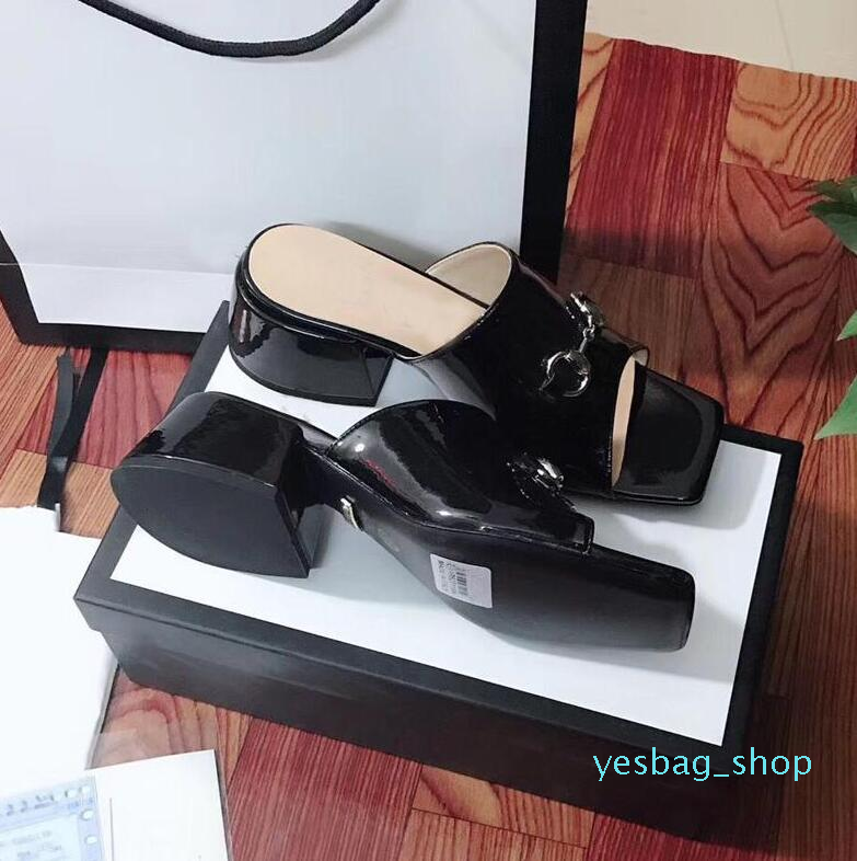 Beach Slippers Women Shoes 100% Half Slipper High Heeled Sandals Summer Designer Coarser Heel Flops Patent Leather Lady Metal Luxury 066, Red
Beach Slippers Women Shoes 100% Half Slipper High Heeled Sandals Summer Designer Coarser Heel Flops Patent Leather Lady Metal Luxury 066, Red
