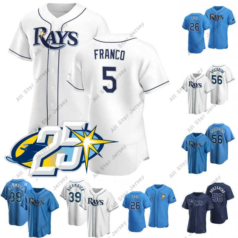 Baseball Jerseys Wander Franco 25th Jersey David Peralta Ji-Man Choi Randy Arozarena Kevin Kiermaier Shane McClanahan Brett Phillips Isaac Paredes Yandy Diaz, Mens flex base blue 2
Baseball Jerseys Wander Franco 25th Jersey David Peralta Ji-Man Choi Randy Arozarena Kevin Kiermaier Shane McClanahan Brett Phillips Isaac Paredes Yandy Diaz, Mens flex base blue 2