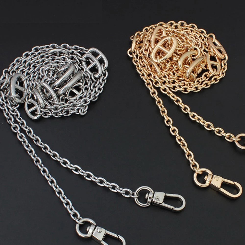 Bag Parts Accessories Korean Fashion Pig Nose Chain DIY Women Used for Necklace Bracelet Waist Body Vintage Stainless Steel Jewelry 221116