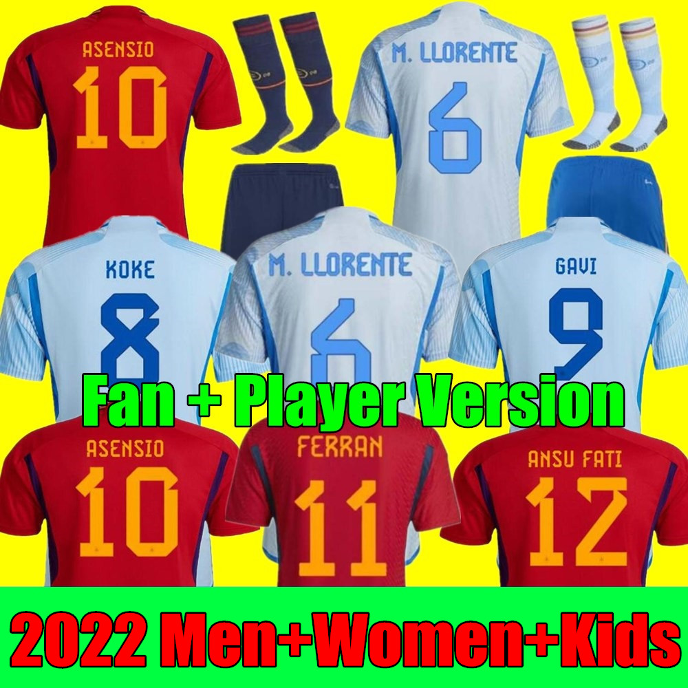 2022 spain soccer jerseys fans player version PEDRI ANSU GAVI FATI FERRAN TORRES MORATA football shirt KOKE AZPILICUETA men Women kids kits sets, Player version home
2022 spain soccer jerseys fans player version PEDRI ANSU GAVI FATI FERRAN TORRES MORATA football shirt KOKE AZPILICUETA men Women kids kits sets, Player version home