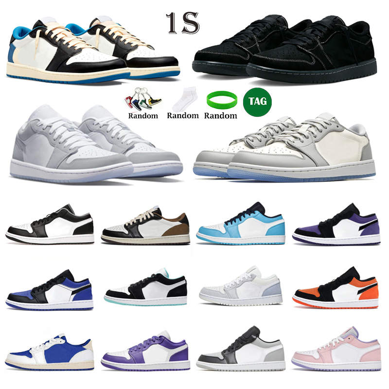 Jumpman 1 Low Basketball Shoes Men Women 1s Wolf Grey Fragment UNC Bred Toe Black White Court Purple Mens Trainers Sneakers 36-46
Jumpman 1 Low Basketball Shoes Men Women 1s Wolf Grey Fragment UNC Bred Toe Black White Court Purple Mens Trainers Sneakers 36-46