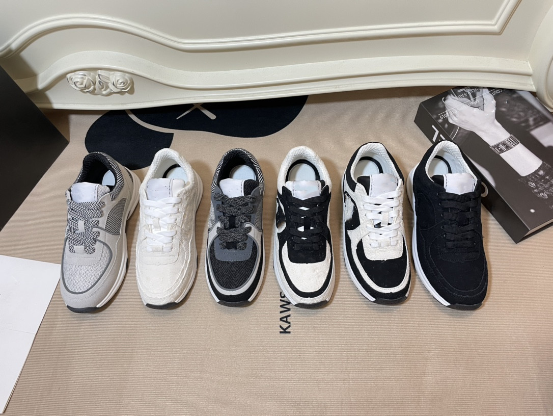 Latest Designer Sneakers Suede Casual Shoes Women Knit Calfskin Shoe Platform Sneaker Leather Double interlocking C Trainers PARIS fashion CHA and NEL Sneakers, Fill postage
Latest Designer Sneakers Suede Casual Shoes Women Knit Calfskin Shoe Platform Sneaker Leather Double interlocking C Trainers PARIS fashion CHA and NEL Sneakers, Fill postage