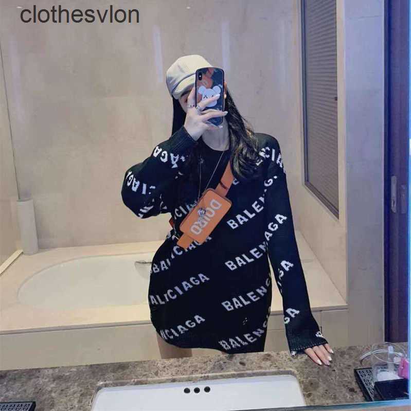 2023 Balenciga Show Sweaters Designer Autumn Winter Fashion Brand Letter Jacquard Sweater Men' Women' Loose Round Neck, Black (pink)
2023 Balenciga Show Sweaters Designer Autumn Winter Fashion Brand Letter Jacquard Sweater Men' Women' Loose Round Neck, Black (pink)