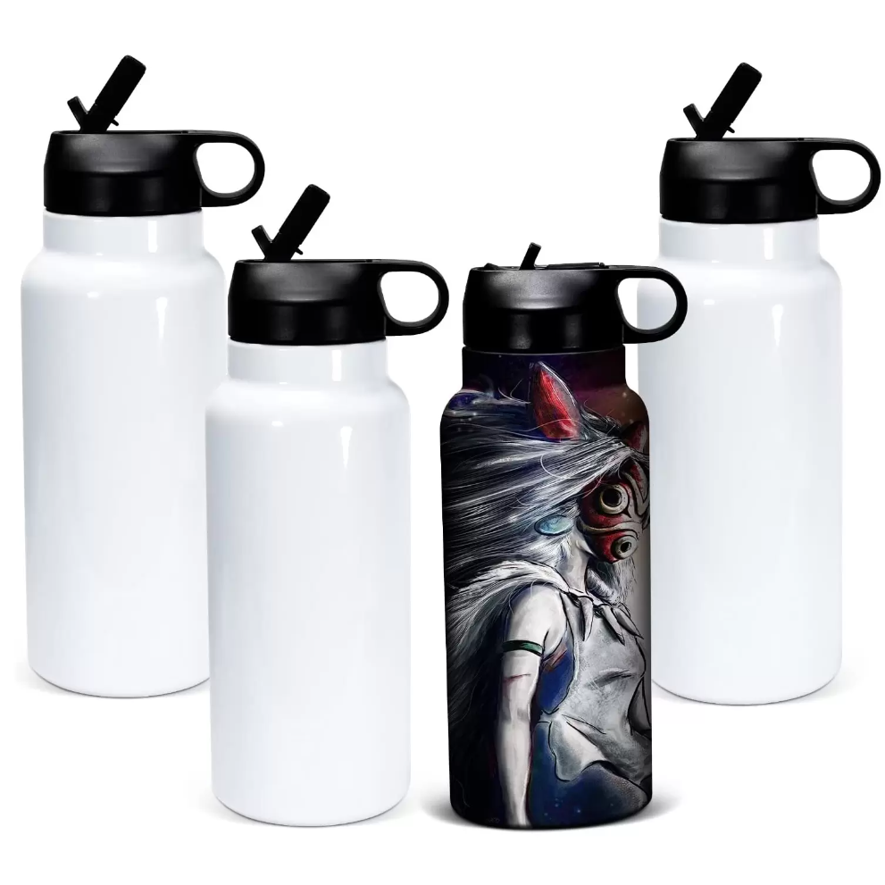 Sublimation Water Bottle Blanks Double Wall Vacuum Flask Stainless Steel Tumbler blank Sports Bottles with Straw and Portable Handle 32oz wly935
Sublimation Water Bottle Blanks Double Wall Vacuum Flask Stainless Steel Tumbler blank Sports Bottles with Straw and Portable Handle 32oz wly935