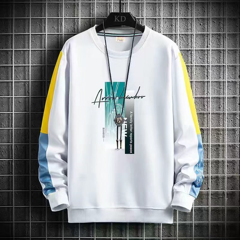 Mens Hoodies Sweatshirts 2012 Korean Fashion Harajuku ONeck Long Sleeve Casual Clothing Spring Autumn 221117