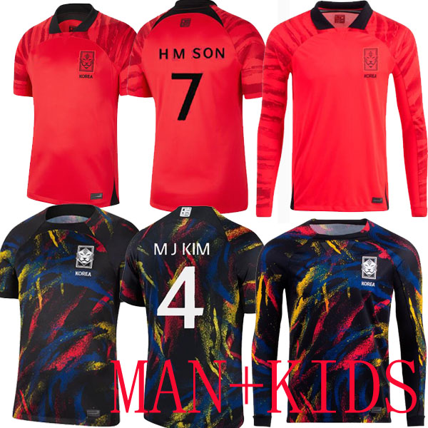 South Korea 2022 Soccer Jerseys Home Away Son Uj Kim Hwang Lee Jeong Sung Kwon 2023 Jersey Football Shirts Kids Red 22 23 Set Fult Kits Long, Home man 2
South Korea 2022 Soccer Jerseys Home Away Son Uj Kim Hwang Lee Jeong Sung Kwon 2023 Jersey Football Shirts Kids Red 22 23 Set Fult Kits Long, Home man 2